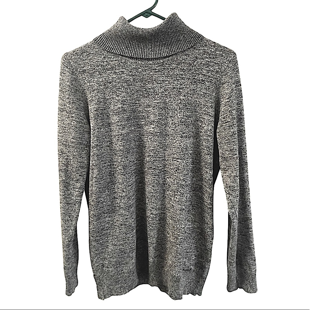 NWOT Calvin Klein grey turtleneck sweater